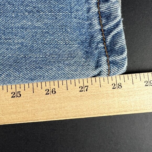 Y2K Levi's Jeans Mens 34x28* 560 Loose Tapered Blue Faded Cotton Denim Tag 34x30 - Picture 12 of 16